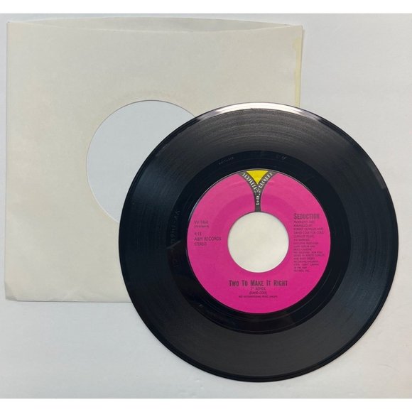 Seduction Two to Make It Right Original and Remix 45 Electronic Pop Vendetta VG+ - Picture 3 of 4